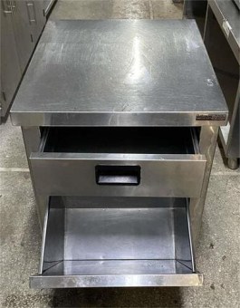 Ερμάριο Ανοξείδωτο Με 1 Συρτάρι & Αμπάρι 59x70x86Cm Μεταχειρισμένο